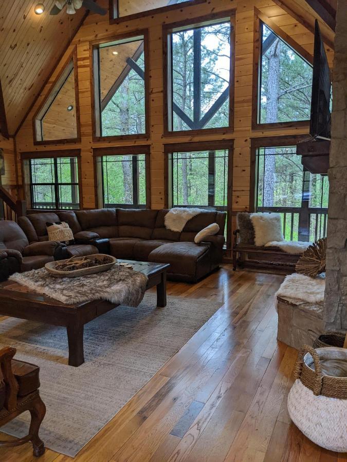 Stone Mountain Lodge 5000Sqft 6 Bed Game Room Pool Table Hot Tub Broken Bow Εξωτερικό φωτογραφία